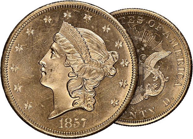 1857-S $20